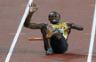 Usain Bolt fails to strike in his final race, goes down with cramp in 4100m relay